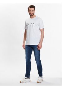 BOSS - Boss T-Shirt 50481611 Biały Regular Fit. Kolor: biały. Materiał: bawełna #5