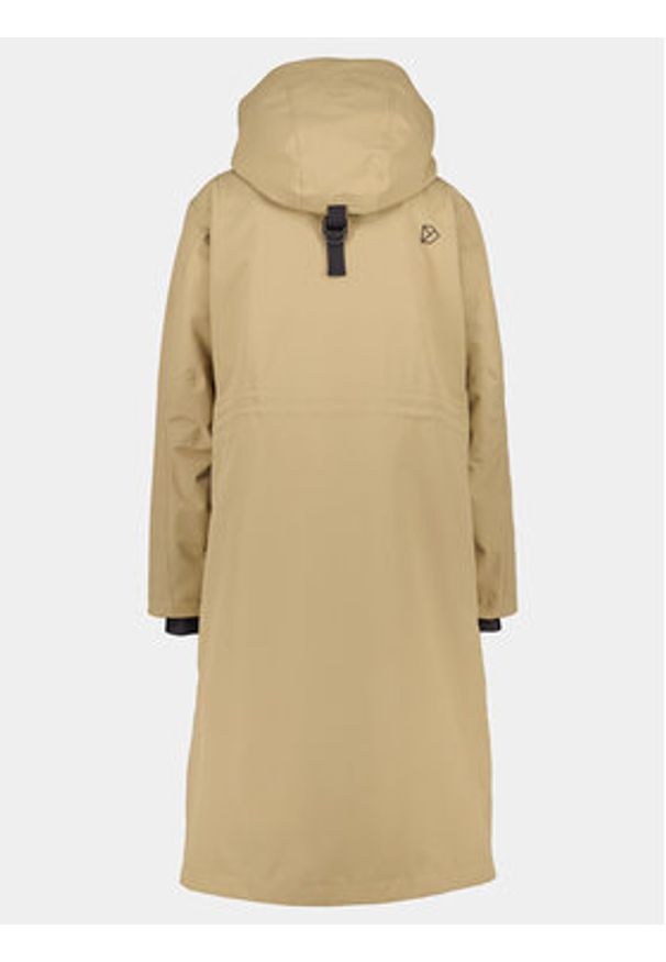 Didriksons Parka Mia Wns Parka L 504828 Beżowy Regular Fit. Kolor: beżowy. Materiał: syntetyk
