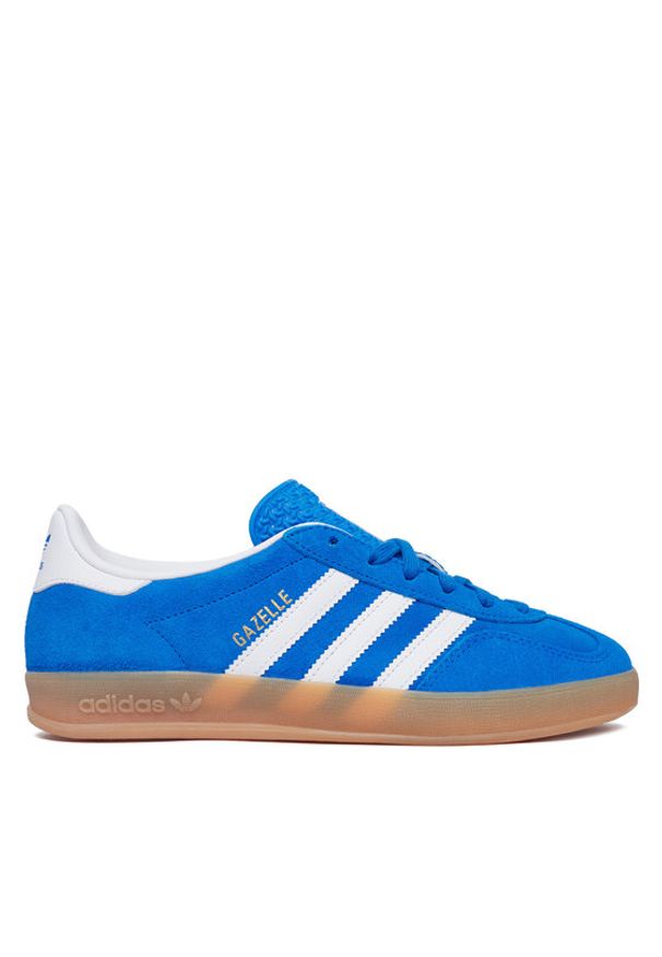 Adidas - adidas Sneakersy Gazelle Indoor JI2061 Niebieski. Kolor: niebieski. Materiał: skóra, zamsz. Model: Adidas Gazelle