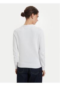 Beverly Hills Polo Club Sweter P-SS26W-M536563 Biały Regular Fit. Typ kołnierza: polo. Kolor: biały. Materiał: bawełna #5