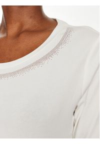 Liu Jo Sport Bluzka TF4077 JS088 Biały Regular Fit. Kolor: biały. Materiał: bawełna. Styl: sportowy