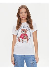 Guess T-Shirt W4RI86 K9SN1 Biały Regular Fit. Kolor: biały. Materiał: bawełna #1