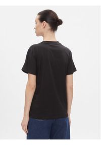 Calvin Klein T-Shirt Metallic Micro Logo T Shirt K20K206967 Czarny Regular Fit. Kolor: czarny. Materiał: bawełna