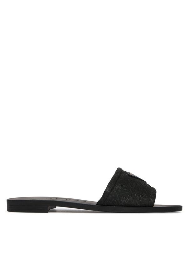 Klapki Guess. Kolor: czarny