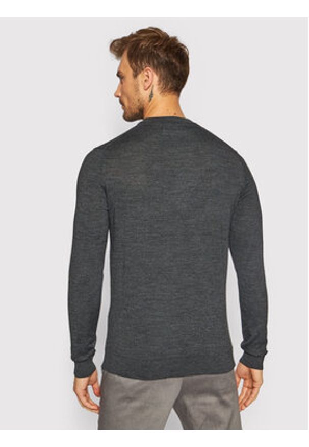 Selected Homme Sweter Town 16079772 Szary Regular Fit. Kolor: szary. Materiał: syntetyk
