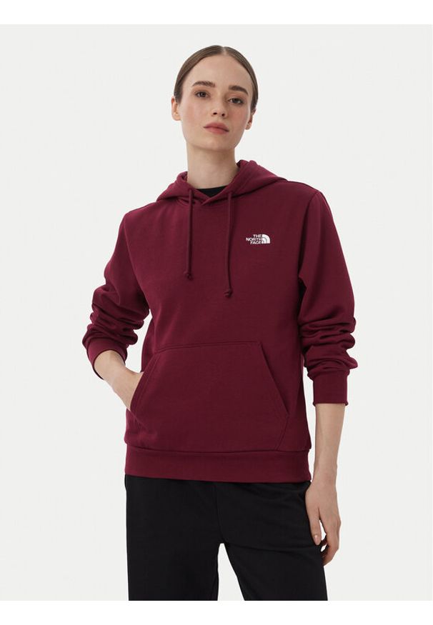 The North Face Bluza Evolution Simple Dome NF0A8CWN Bordowy Regular Fit. Kolor: czerwony. Materiał: syntetyk