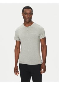 Calvin Klein Underwear T-Shirt Henley LV00NM2803 Szary Regular Fit. Typ kołnierza: typu henley. Kolor: szary