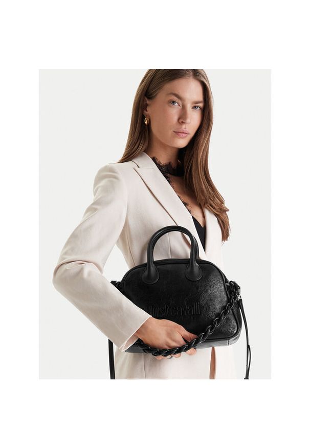 Torebka Just Cavalli. Kolor: czarny