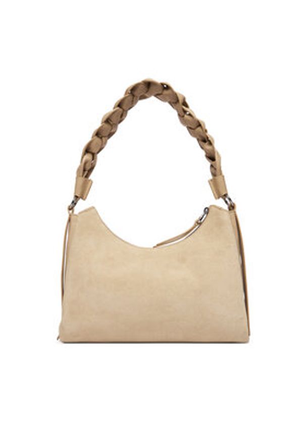 Coccinelle Torebka P6P Boheme Suede Bimaterial E1 P6P 13 03 01 Beżowy. Kolor: beżowy. Materiał: zamszowe, skórzane