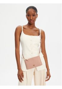 Pinko - PINKO Torebka Flat Horizontal Mini PE 25 PCPL 104277 A0F1 Różowy. Kolor: różowy. Materiał: skórzane