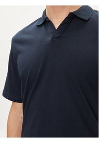 Jack & Jones - Jack&Jones Polo Summer 12246712 Granatowy Regular Fit. Typ kołnierza: polo. Kolor: niebieski. Materiał: bawełna #4