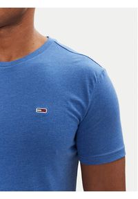 Tommy Jeans T-Shirt Jaspe DM0DM20363 Niebieski Slim Fit. Kolor: niebieski. Materiał: bawełna #4