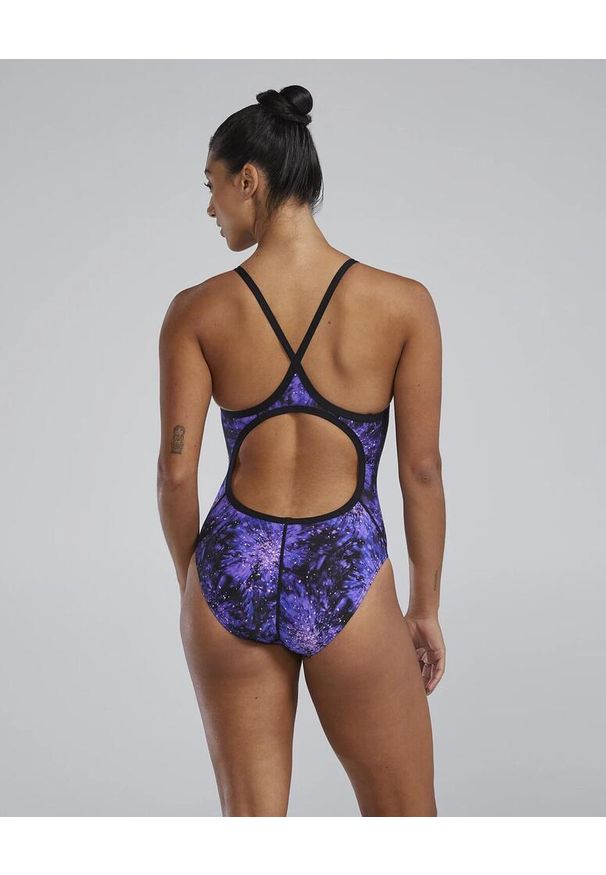 Strój kąpielowy damski TYR Radiant Flare Durafast Lite Diamondfit. Kolor: fioletowy