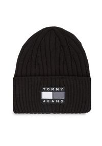 Czapka Tommy Jeans. Kolor: czarny