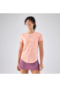 KUIKMA - Koszulka do padla damska krótki rękaw Kuikma PTS Dry. Kolor: różowy, pomarańczowy, wielokolorowy, fioletowy. Materiał: poliester, poliamid, materiał. Długość rękawa: krótki rękaw. Długość: krótkie #1