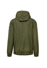 Kurtka turystyczna męska Ellesse Mont 2. Kolor: zielony, szary, wielokolorowy. Materiał: softshell. Sport: turystyka piesza