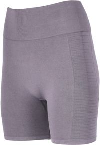 ENDURANCE - Legginsy do jogi Athlecia Nagar Seamless Shorts. Kolor: fioletowy, szary, różowy, wielokolorowy. Materiał: poliester, nylon. Sport: joga i pilates