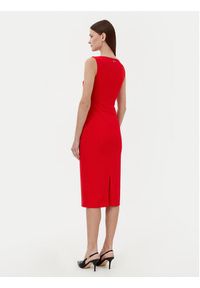 Calvin Klein Sukienka koktajlowa K20K208140 Czerwony Slim Fit. Kolor: czerwony. Materiał: syntetyk. Styl: wizytowy #3