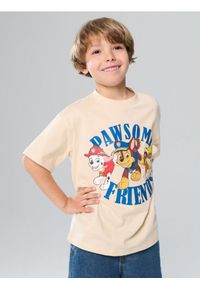 Sinsay - Koszulka PAW Patrol - kremowy. Kolor: kremowy