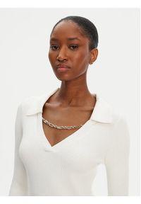 Marciano Guess Sweter 5RGR17 5613Z Écru Regular Fit. Materiał: wiskoza #3