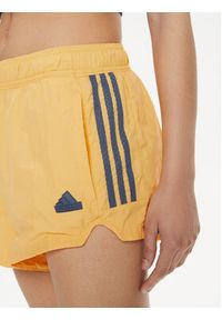 Adidas - adidas Szorty sportowe Tiro Cut 3-Stripes IS0722 Żółty Loose Fit. Kolor: żółty. Materiał: syntetyk #2