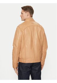Milestone Kurtka skórzana Winston 511099 60600 Brązowy Regular Fit. Kolor: brązowy. Materiał: skóra #5