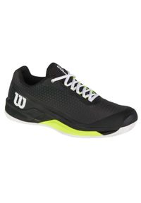 Wilson - Buty do tenisa męskie, Rush Pro 4.0 Clay. Kolor: czarny, biały, wielokolorowy. Sport: tenis