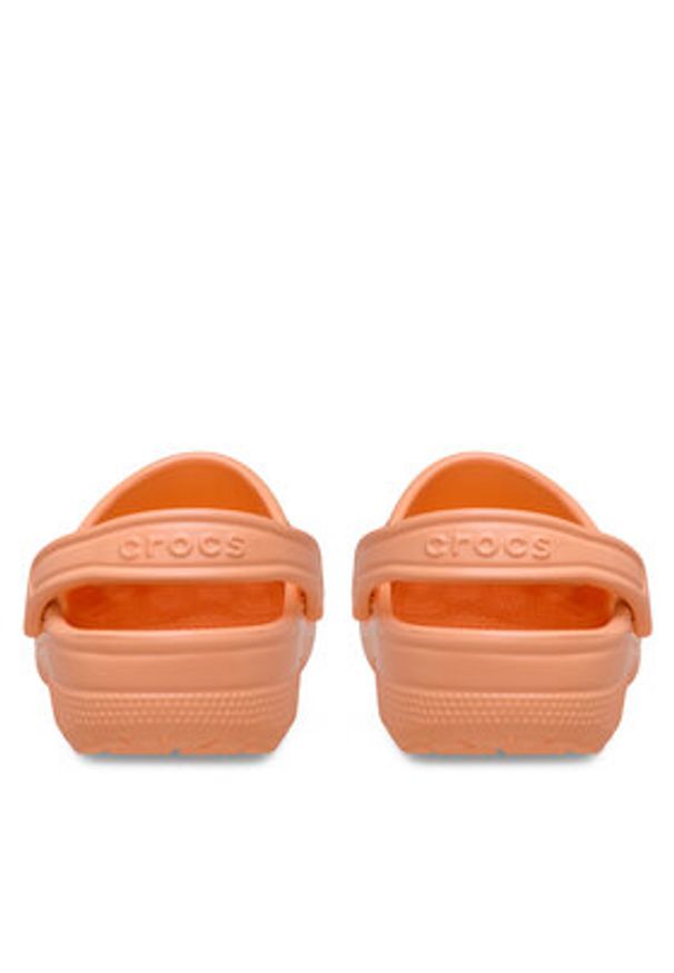 Crocs Klapki Classic 10001 Pomarańczowy. Kolor: pomarańczowy