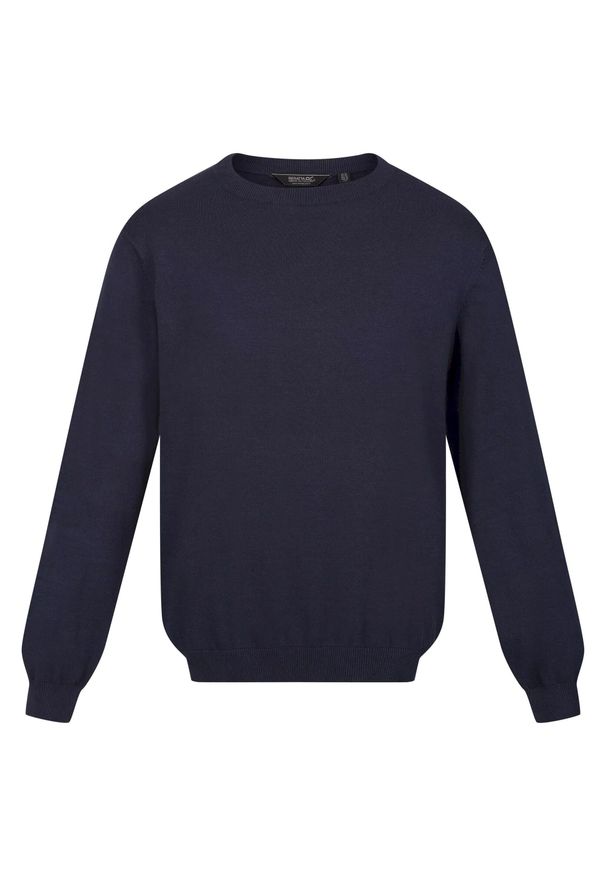 Regatta - Męski Sweter Z Dzianiny Kaelen. Kolor: niebieski. Materiał: dzianina. Styl: sportowy