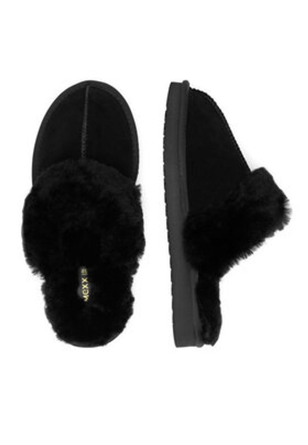 MEXX Kapcie MICH2003643W Czarny. Kolor: czarny. Materiał: zamsz, skóra