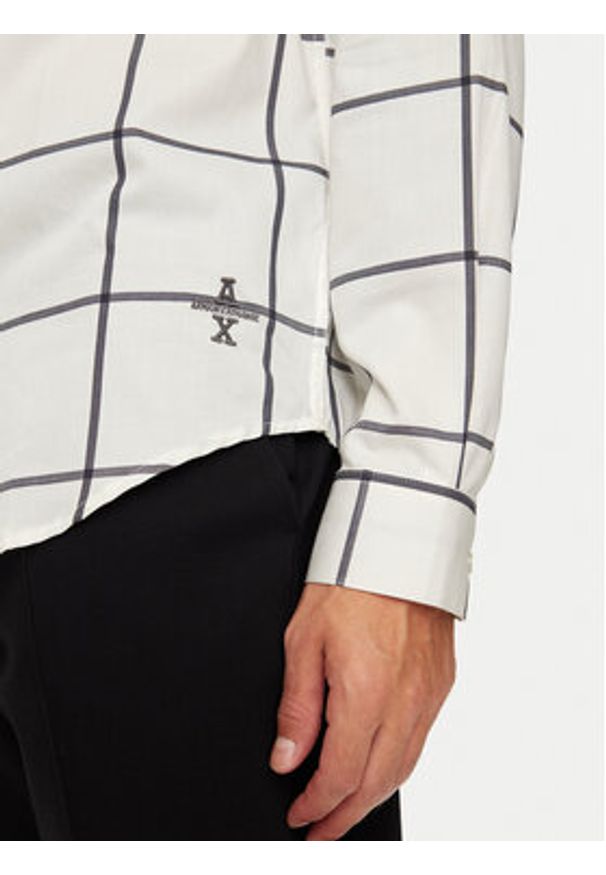 Armani Exchange Koszula 6DZCL5 ZN5FZ 51AW Biały Regular Fit. Kolor: biały. Materiał: bawełna