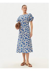 Weekend Max Mara Sukienka letnia Cannes 2515221092 Niebieski Regular Fit. Kolor: niebieski. Materiał: jedwab. Sezon: lato #4