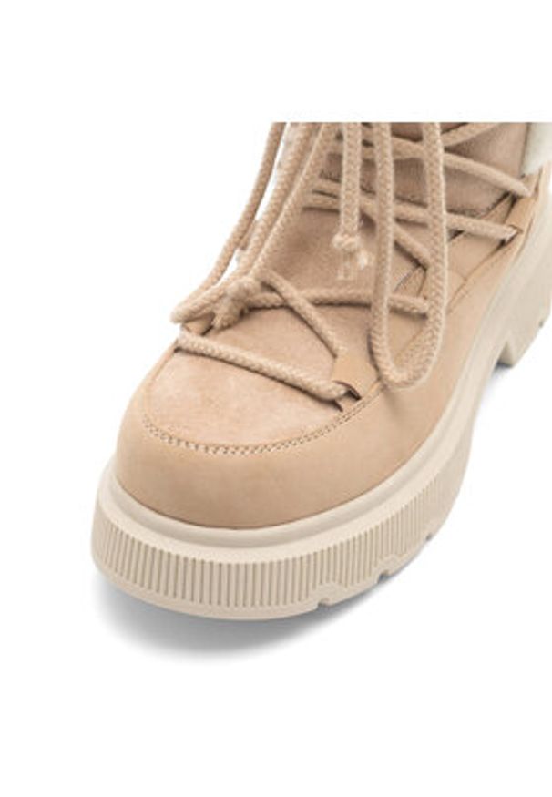 Jenny Fairy Śniegowce ROSA WS5956-03 Beżowy. Kolor: beżowy. Materiał: materiał