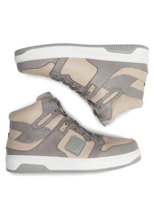 Badura Sneakersy BUXTON-22 MI08 Beżowy. Kolor: beżowy. Materiał: skóra
