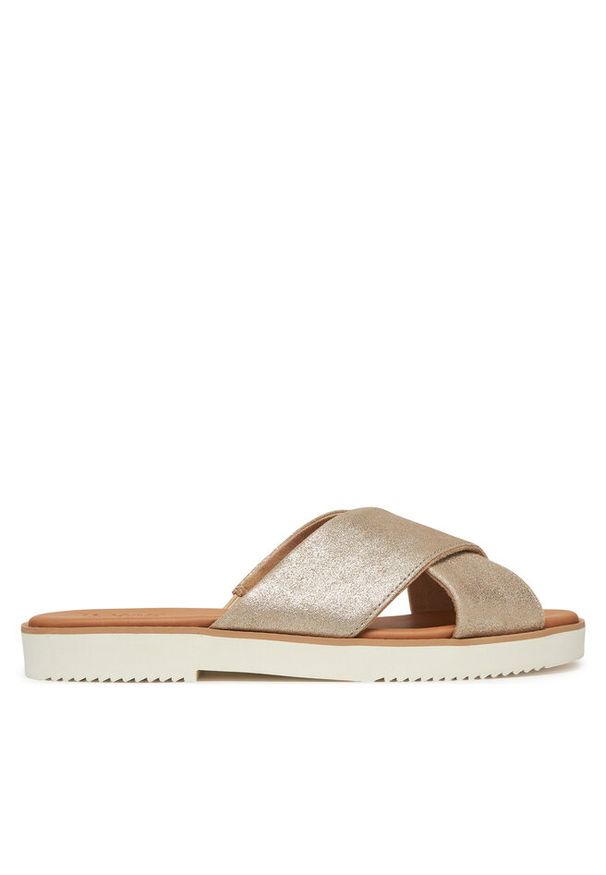 Klapki Toms. Kolor: srebrny