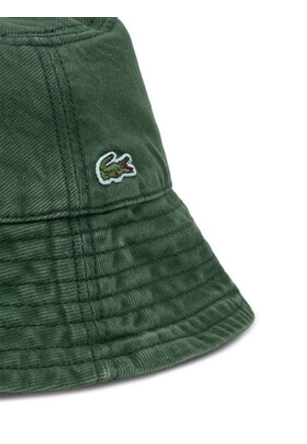 Lacoste Kapelusz RK0321 Zielony. Kolor: zielony. Materiał: bawełna, materiał