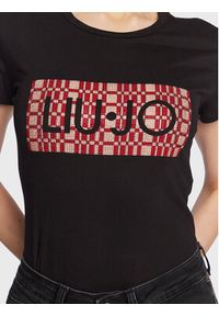 Liu Jo T-Shirt WA3467 JS923 Czarny Regular Fit. Kolor: czarny. Materiał: bawełna