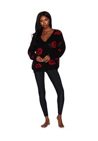 BEACH RIOT CALIFORNIA - Czarny sweter w róże. Kolor: czarny. Materiał: materiał. Długość rękawa: długi rękaw. Długość: długie #3
