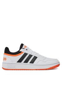 Adidas - adidas Sneakersy Hoops IG3828 Biały. Kolor: biały. Materiał: skóra #1