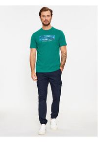 s.Oliver T-Shirt 2135685 Zielony Regular Fit. Kolor: zielony. Materiał: bawełna #4