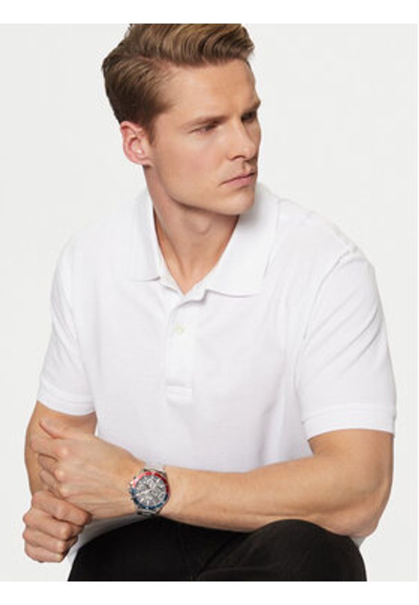 BOSS Zegarek Troper 1514108 Srebrny. Kolor: srebrny