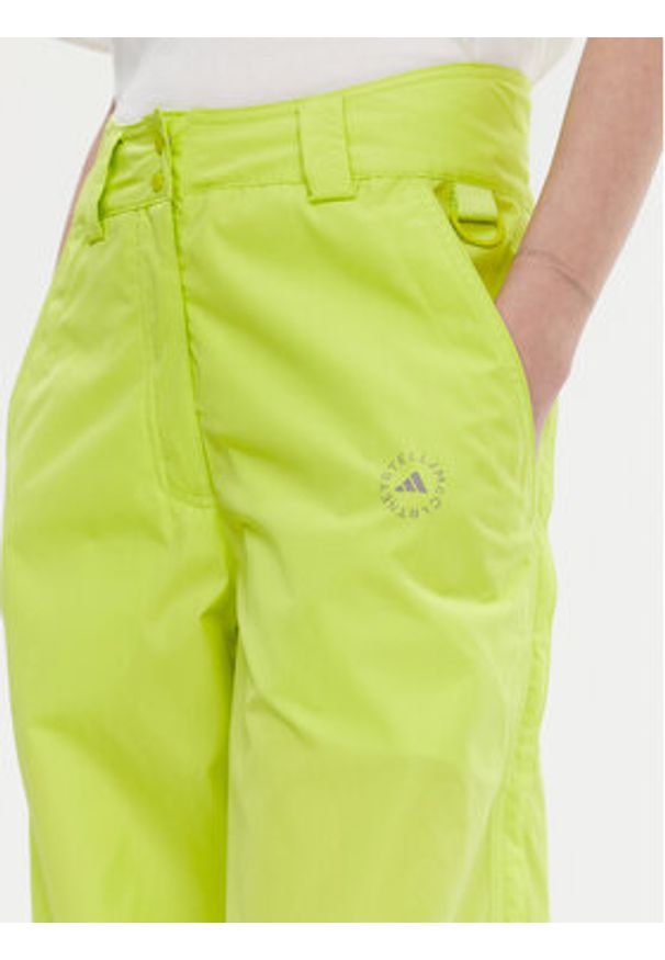 Adidas by Stella McCartney - adidas by Stella McCartney Spodnie dresowe Stella McCartney Woven JG5783 Zielony Loose Fit. Kolor: zielony. Materiał: syntetyk