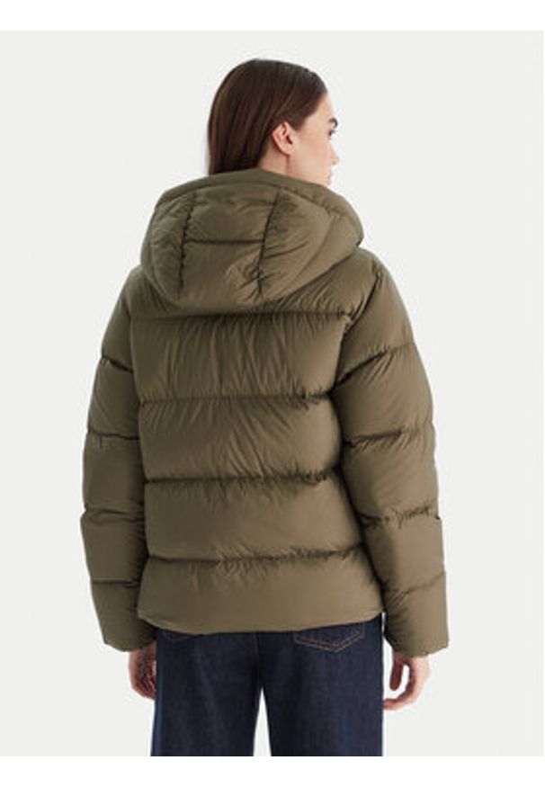 TOMMY HILFIGER - Tommy Hilfiger Kurtka puchowa WW0WW45739 Zielony Regular Fit. Kolor: zielony. Materiał: syntetyk