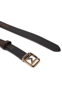 Marella Pasek Damski Ondin 24135010372 Czarny. Kolor: czarny. Materiał: skóra #2