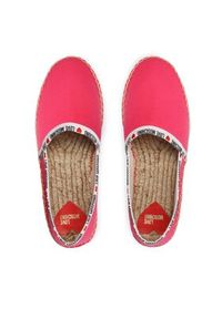 Love Moschino - LOVE MOSCHINO Espadryle JA10323G1GJH0604 Różowy. Kolor: różowy. Materiał: materiał