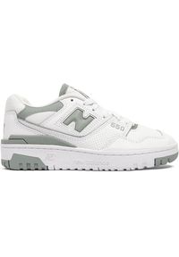 Buty damskie New Balance BBW550BG – białe. Okazja: na co dzień. Kolor: biały. Materiał: syntetyk, skóra, materiał. Szerokość cholewki: normalna