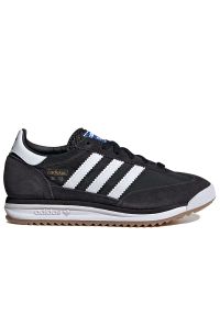 Adidas - Buty damskie adidas Originals SL RS 72 IH8078 - czarne. Okazja: na uczelnię. Zapięcie: pasek. Kolor: czarny. Materiał: zamsz, guma, nylon. Szerokość cholewki: normalna. Wzór: paski, aplikacja. Sezon: lato #1