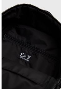 EA7 Emporio Armani Plecak damski kolor czarny duży gładki. Kolor: czarny. Wzór: gładki #3