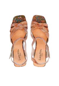 Laura Vita Sandały Jacqueso 03 Brązowy. Kolor: brązowy. Materiał: skóra #3