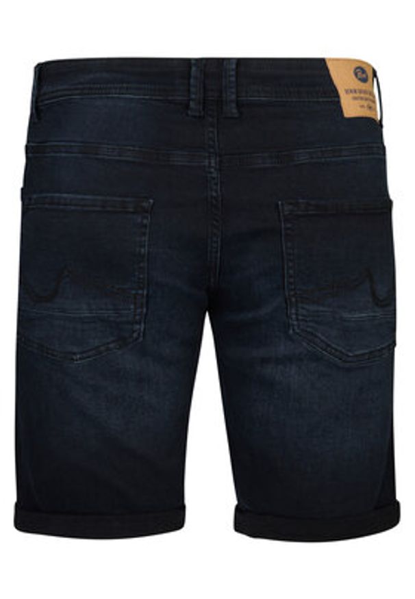 Petrol Industries Szorty jeansowe M-1050-SHO002 Granatowy Regular Fit. Kolor: niebieski. Materiał: bawełna